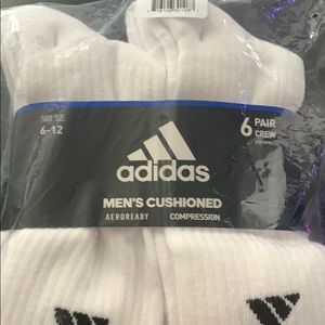 Adidas Cushioned Men’s Socks / Size 6-12